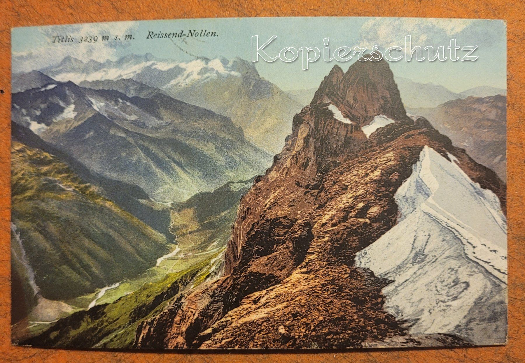 Ansichtskarten: Titlis, Engelberg mit Reissend Nollen Panorama – Gebraucht aus St Gallen von