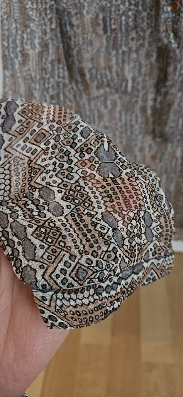 Antik Batik Camicette: Antik Batik Seidenbluse, Gr. S – Usato da Hellbühl venduto da Oki_doki 3