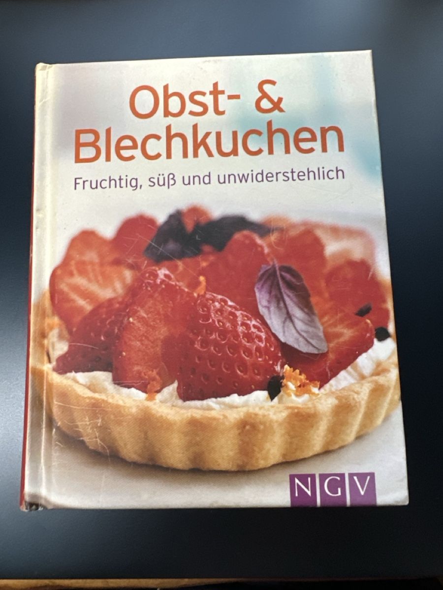 Libri: Backbuch Obst- & Blechkuchen NGV gebrauchte – Usato da Berikon venduto da Rueegg4