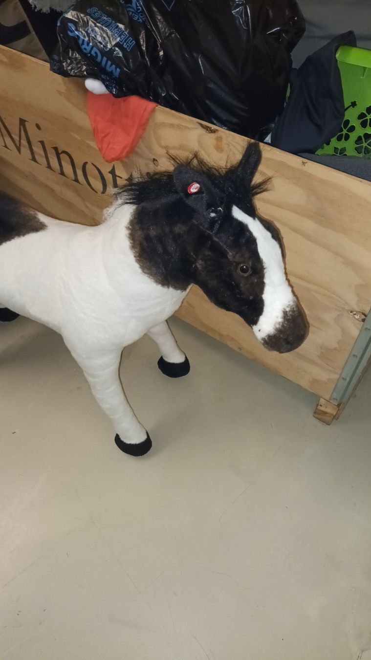 Giocattoli: Grand cheval en peluche – Usato da Chêne-Bougeries venduto da FamilleGanev 1