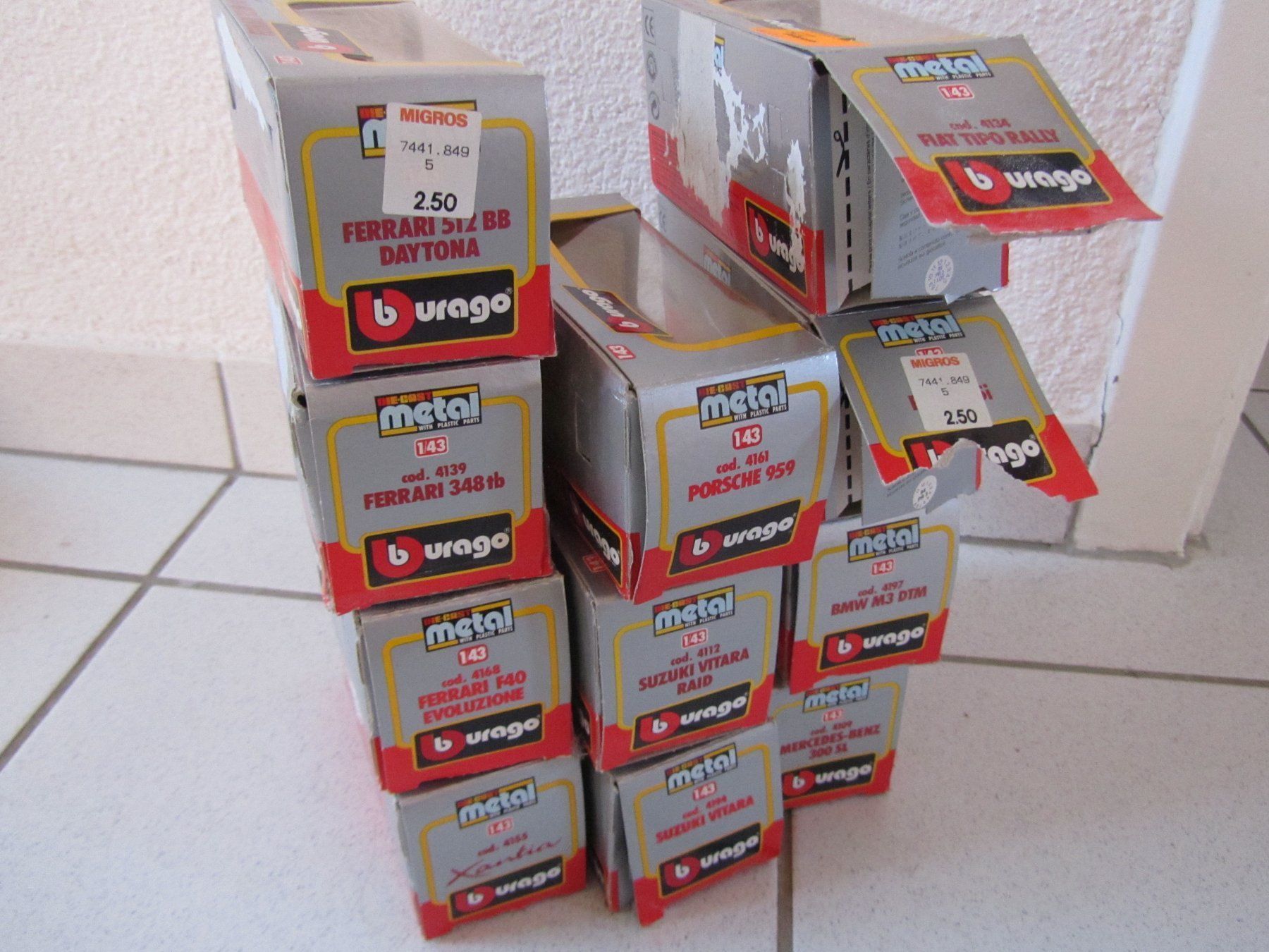 Bburago Modellini d'auto: Leere Burago Originalverpackungen, Mst 1:43 – Usato da Weiningen ZH venduto da dietsch57 5