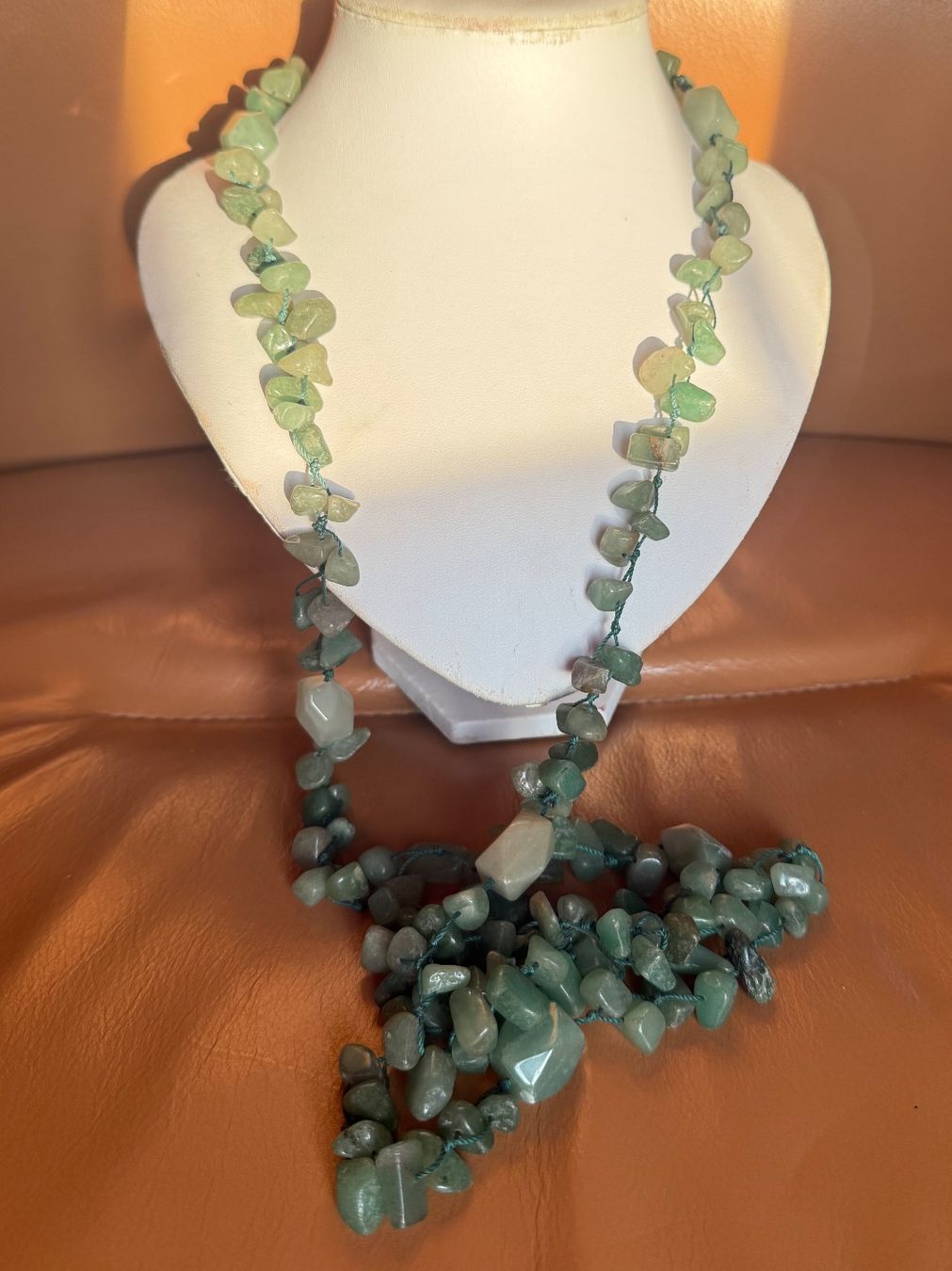 Catenine: Lange Aventurin Kette NEU – Nuovo e nell'imballaggio originale da Basel venduto da Chili007 1