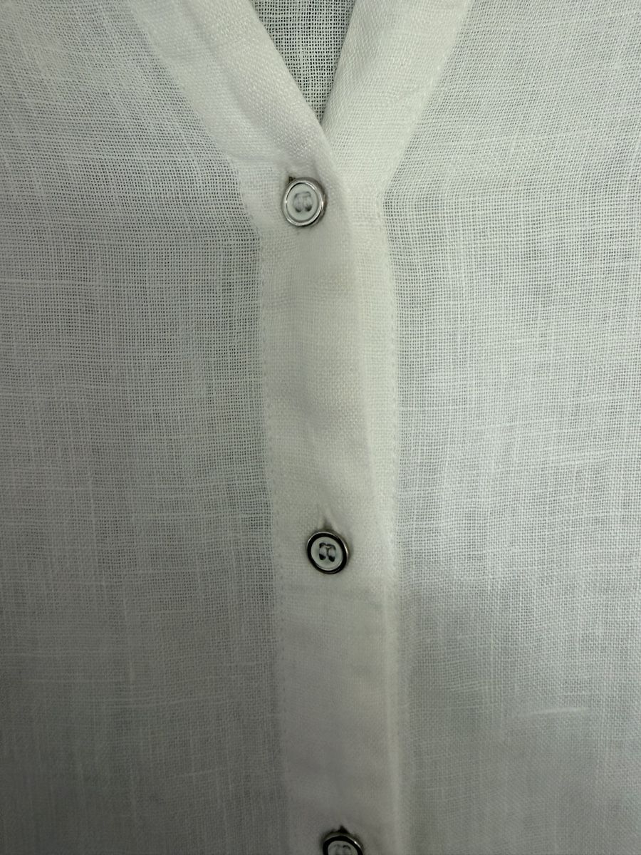 Max Mara Camicette: Camicia in lino bianco Max Mara – Usato da Lugano venduto da fer_ckb9 4