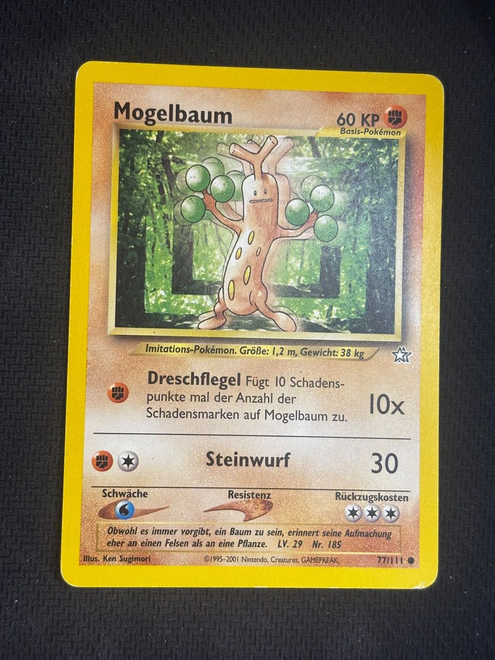 Pokémon Carte collezionabili: Pokemon Mogelbaum 77/111 WOTC Neo Genesis DE – Usato da St. Gallen venduto da KantoKarten