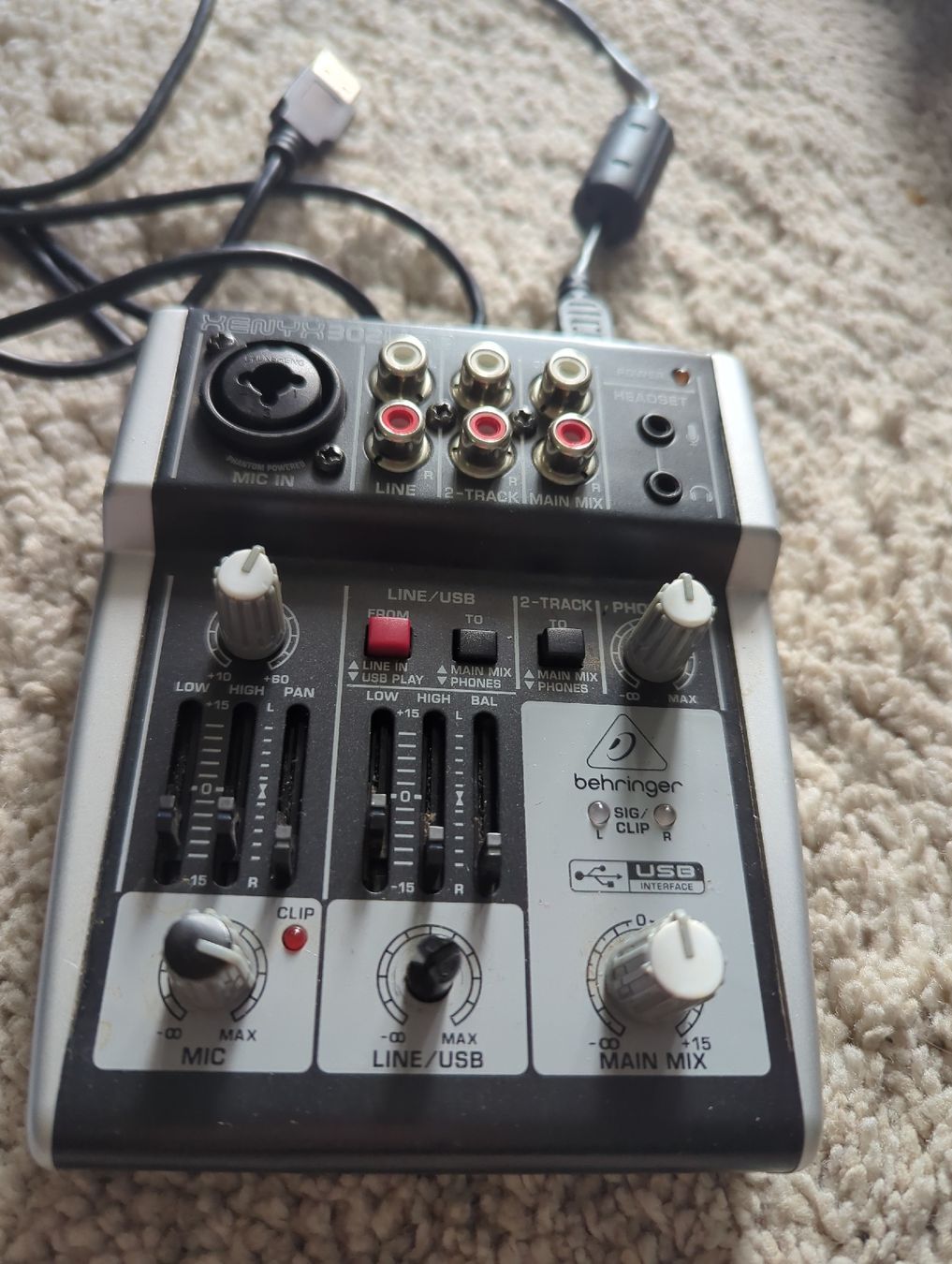 Behringer Console di mixaggio: Xenyx 302 Usb 5-Input Mixer Behringer – Usato da Winterthur venduto da joh_mj2t 1