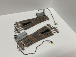 BUCO Spur 0 Weichenpaar Elektrisch, Bespielt Test io.