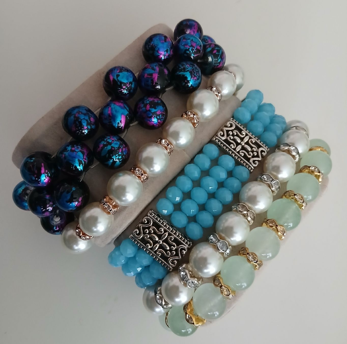 Bracciali & Braccialetti: 5 Armbänder Handarbeit – Nuovo e nell'imballaggio originale da Stansstad venduto da mikamo 1
