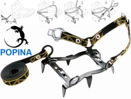 Petzl CRAB 6 Grödel für alle Schuhgrössen +Tasche statt 75.—