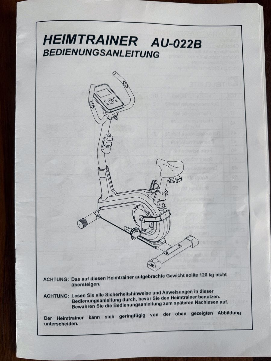 Hometrainer: Heimtrainer - Ergometer Au-022B – Usato da Sirnach venduto da Famisa 9