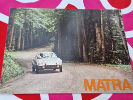 Matra Djet 5 & 5S Prospekt 1966 DEUTSCH