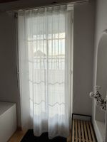 Weißer Sichtschutzvorhang 132 см х 213 см  