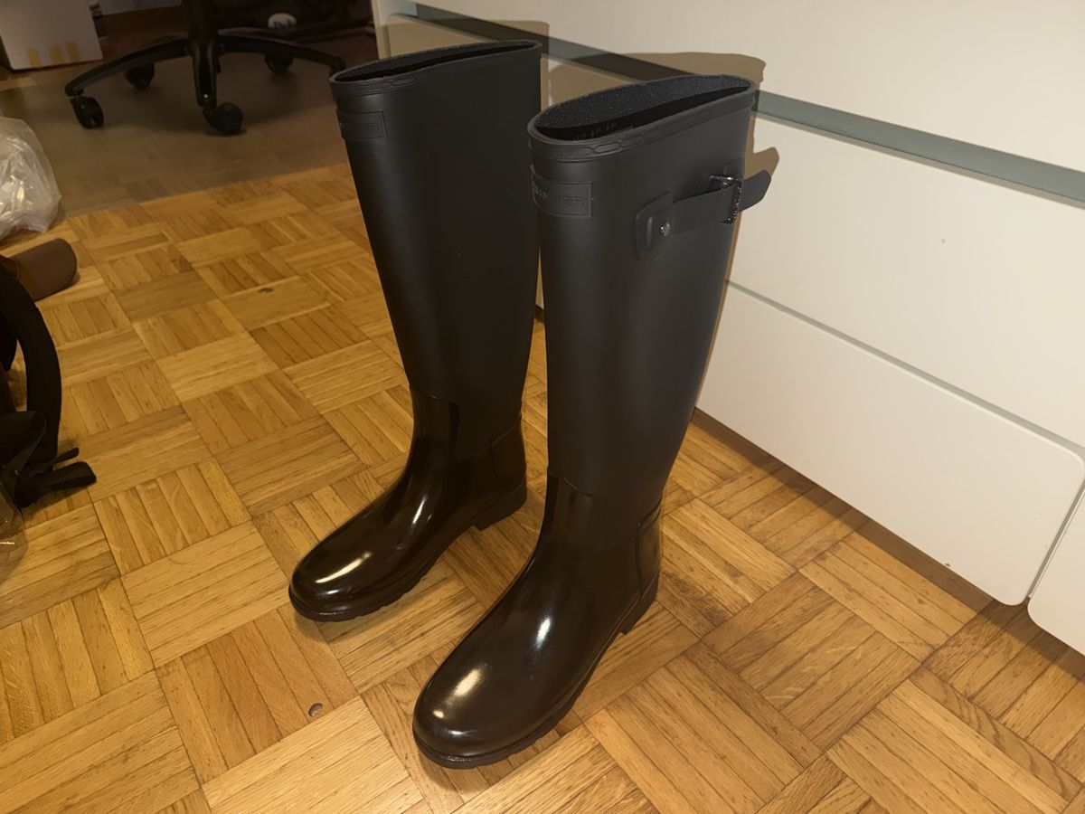 Hunter Scarpe da donna: Hunter Original Tall Noir Mat 37 – Nuovo (secondo la descrizione) da Corsier-sur-Vevey venduto da gon_n86t 2