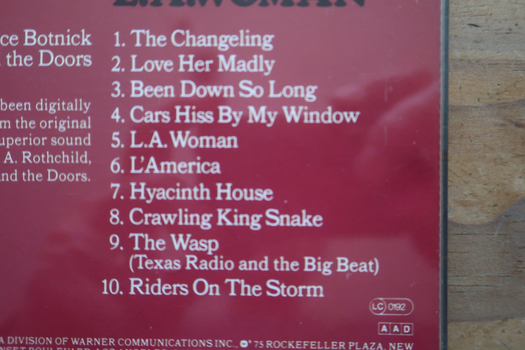 CDs: THE DOORS - L.A. WOMAN - CD – Gebraucht aus Basel von  2