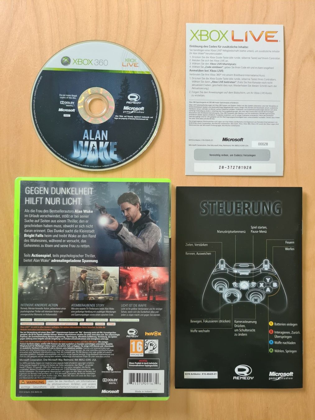 Spiele: Alan Wake (Xbox 360) – Gebraucht aus Oberwil BL von  1