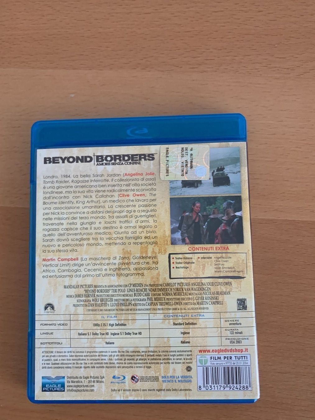 Tutti i DVDs: blu ray italienisch beyond borders – Usato da Goldach venduto da ztp 2
