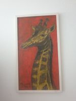 Giraffe Wandbild Ölbild Gemälde