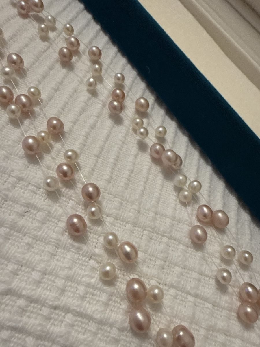 Perle (finte): NEU***PERLENKETTE ROSA/WEISS***SEHR PREISWERT*** – Nuovo e nell'imballaggio originale da Zürich venduto da Ceca52 1