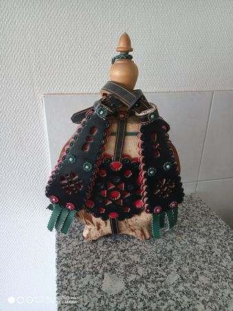 Dekorative Feldflasche, Ungarn Kulacs Vintage