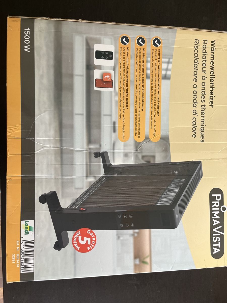 Radiatori: Wärmewellenheizer 1500W – Usato da Biel-Benken BL venduto da Ma_620 4