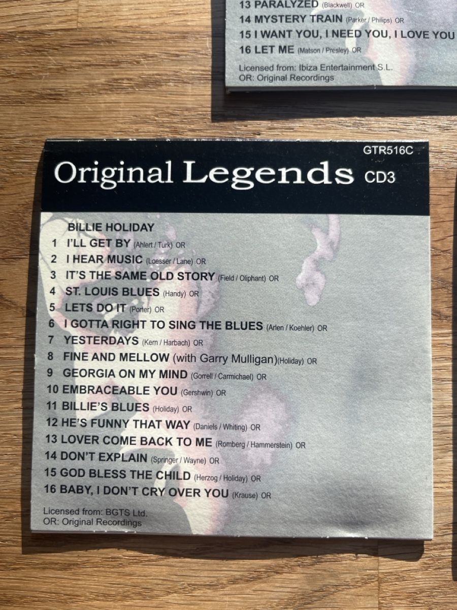CDs: CD Box - Original Legends, 5 CDs – Gebraucht aus Sursee von abcdxyz 4