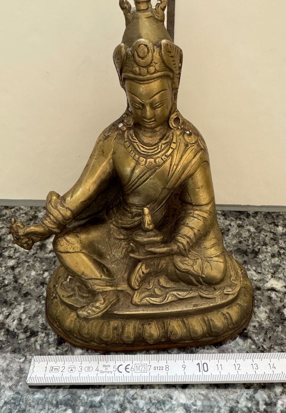 Figuren: Buddha Figur Messing 918g - Vintage – Gebraucht aus Flumenthal von Krajan 7