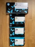 Komplett Set: HP Design Jet 728 Ink Cartrige CMYK