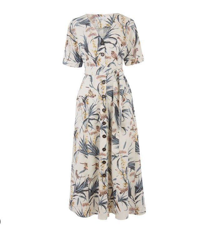 Vestiti: Robe d'été chic, imprimé oiseaux (NEW) – Nuovo e nell'imballaggio originale da Geneve venduto da Vladko1612