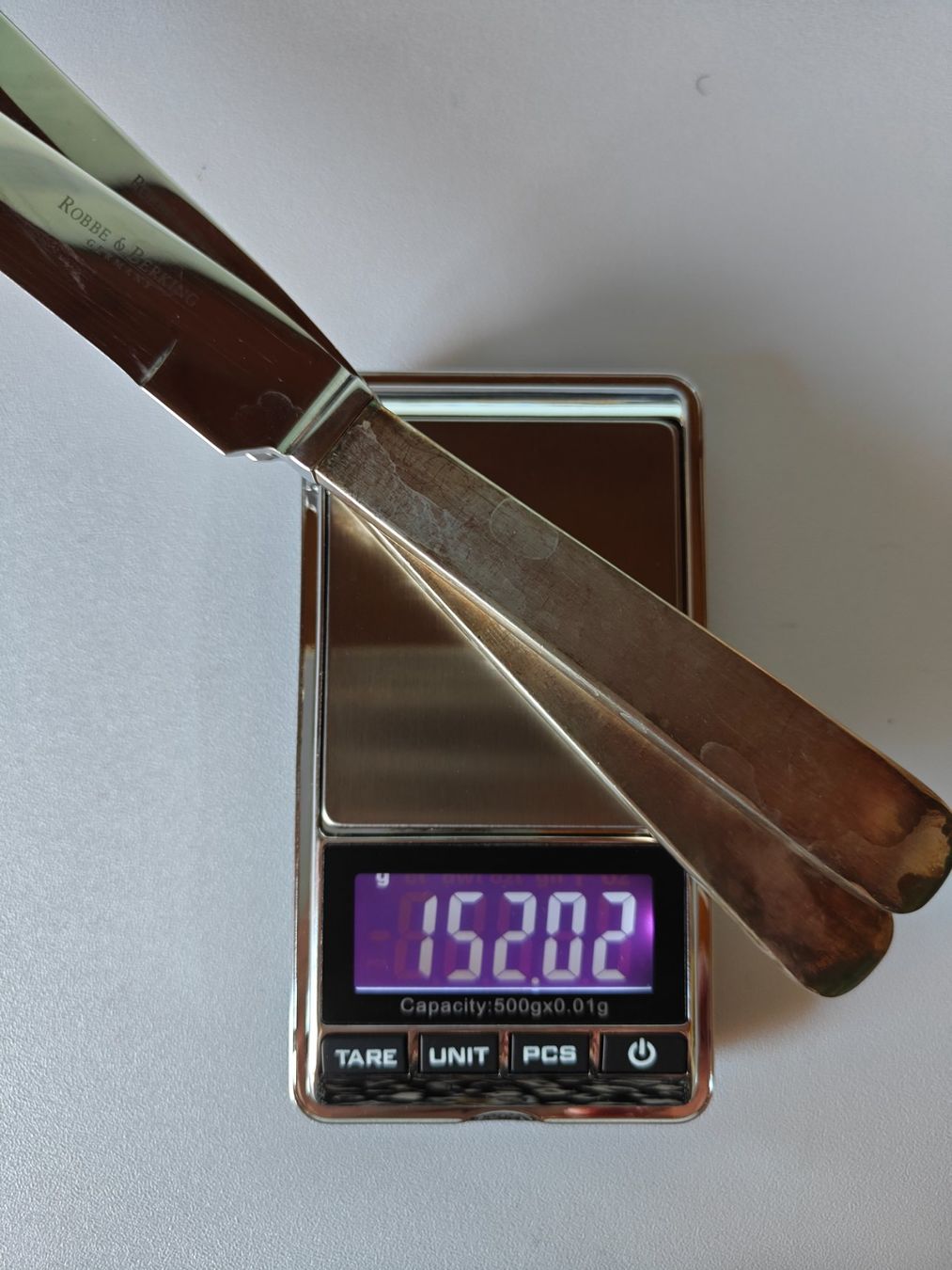 Robbe & Berking Coltelli: 2 Robbe & Berking Alta Steakmesser 925 Sterling – Usato da Wädenswil venduto da alex-maxima 3
