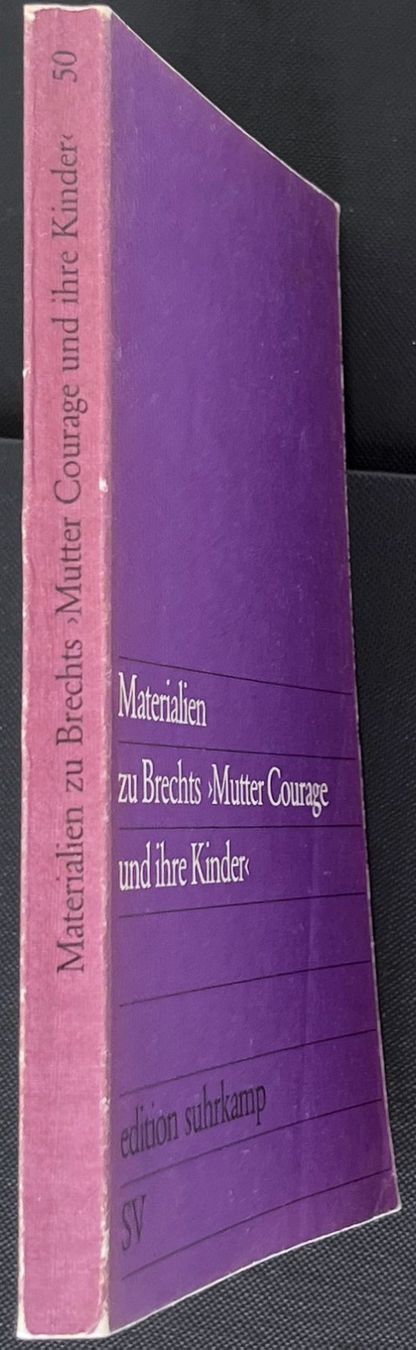 Bücher: Materialien zu Brechts Mutter Courage – Werner Hecht – TB – Gebraucht aus Bern von frank.j.webb 2