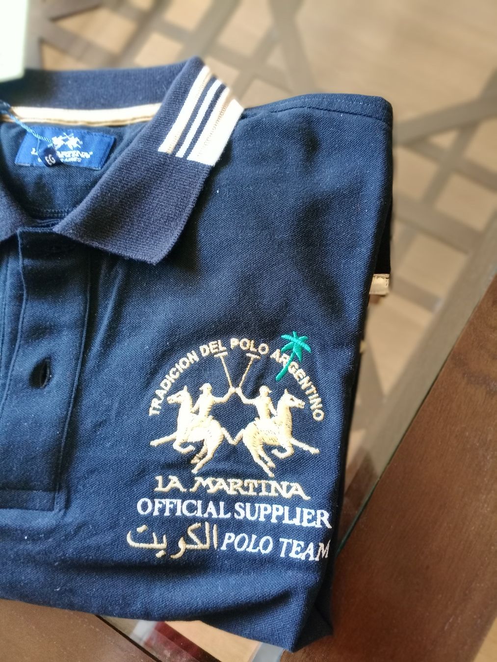La Martina Magliette Polo: La  Martina  Polo Shirt – Nuovo e nell'imballaggio originale da Disentis-Muster venduto da Bix03 1
