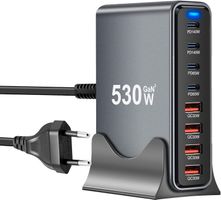 Ladegerät Mehrfach mit 8 Ports, GaN III USB