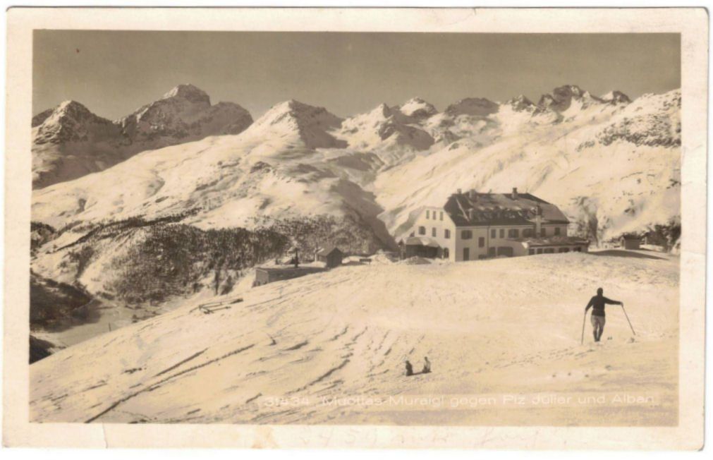 Cartoline postali: St. Moritz - Standseilbahn Muottas Muragl Bergstation – Usato da Binningen venduto da Mountainrider