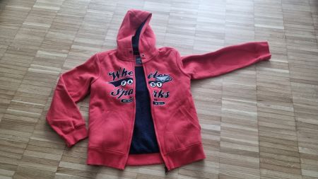 Kuscheliger Kapuzenpullover mit Reissverschluss - Gr. 164
