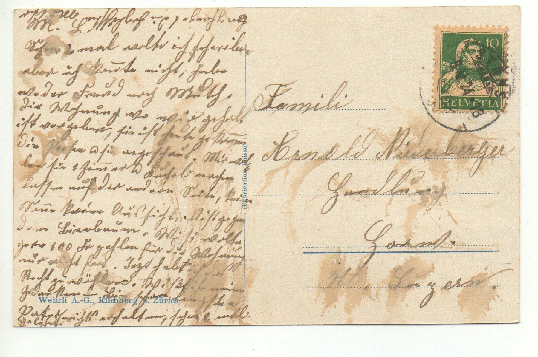 Cartoline postali: STANS Collegium St. Fidelis – Usato da Jona venduto da philajona 1