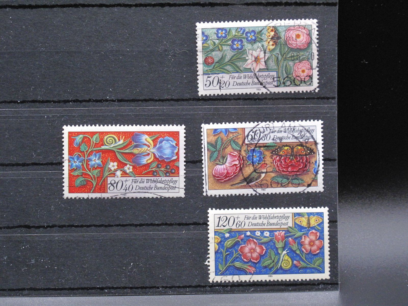 Tutti i francobolli: BRD 1985 Miniaturen gest. – Usato da Wil SG venduto da fva01