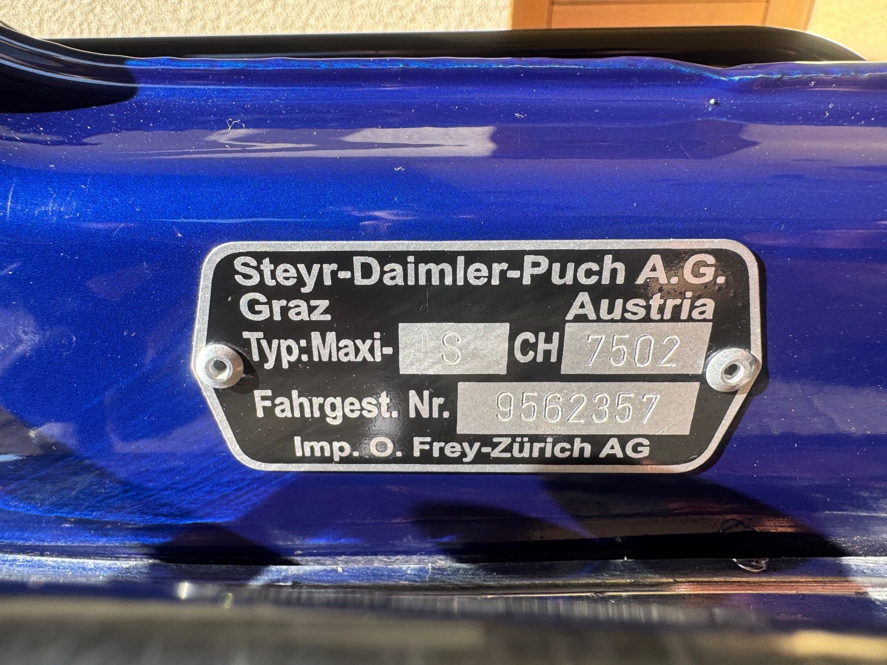 Puch Ciclomotori: Puch Maxi S, Redbull Blau – Usato da Bichwil venduto da ssa_7fmj 5
