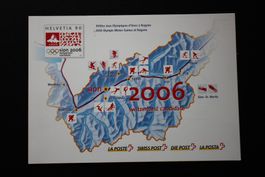 Briefmarken Sion 2006 / THE SWISS POST IN NAGANO /Viereblock