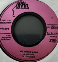 Vinyl Single Grobschnitt - Wir wollen leben