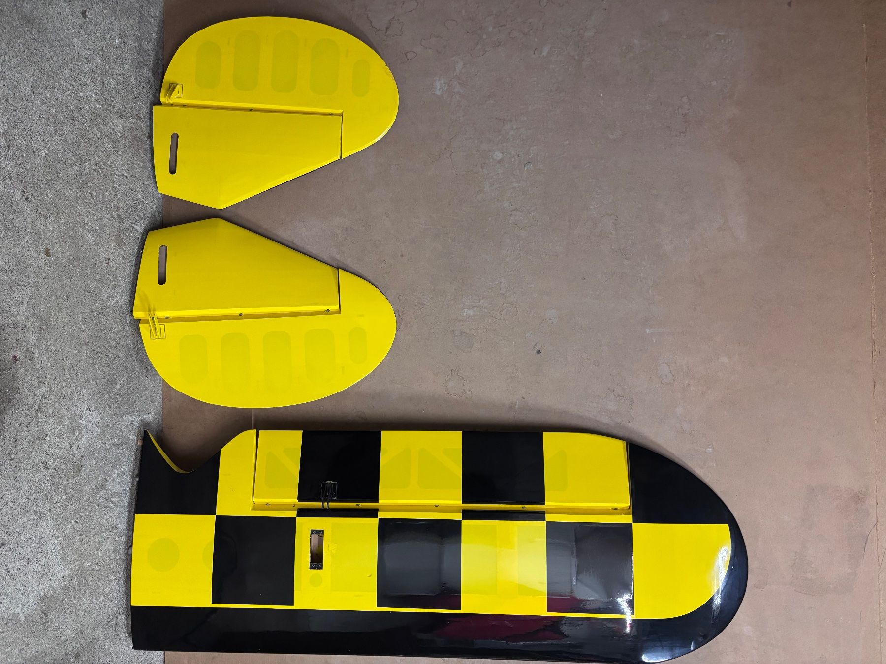 Modellismo RC: Extreme Flight - Muscle Bipe 85", ailes , Jaune/Noir – Usato da Genève venduto da Sabgoblin 2