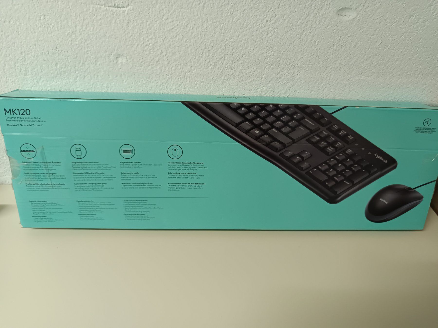 Logitech Tastiere: Neue LOGITECH Mk120 – Nuovo e nell'imballaggio originale da Rüthi (Rheintal) venduto da Balty 1