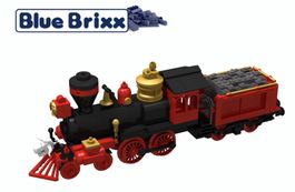 Blue Brixx Western Zug Set mit Waggons 4-teilig neu