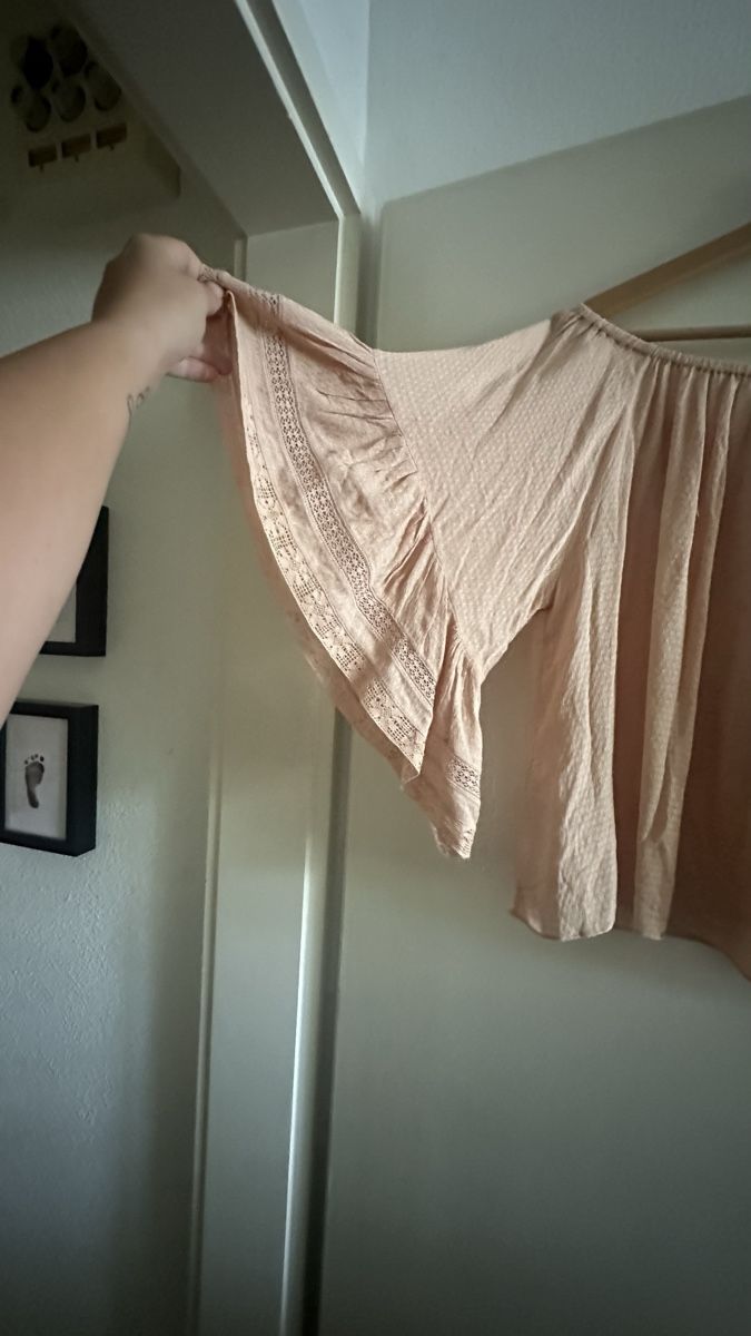 Zara Chemisiers: Zara Boho Bluse Altrosa Gr. L Off Shoulder Sommer – D'occasion à Winterthur par whatdreamz 3