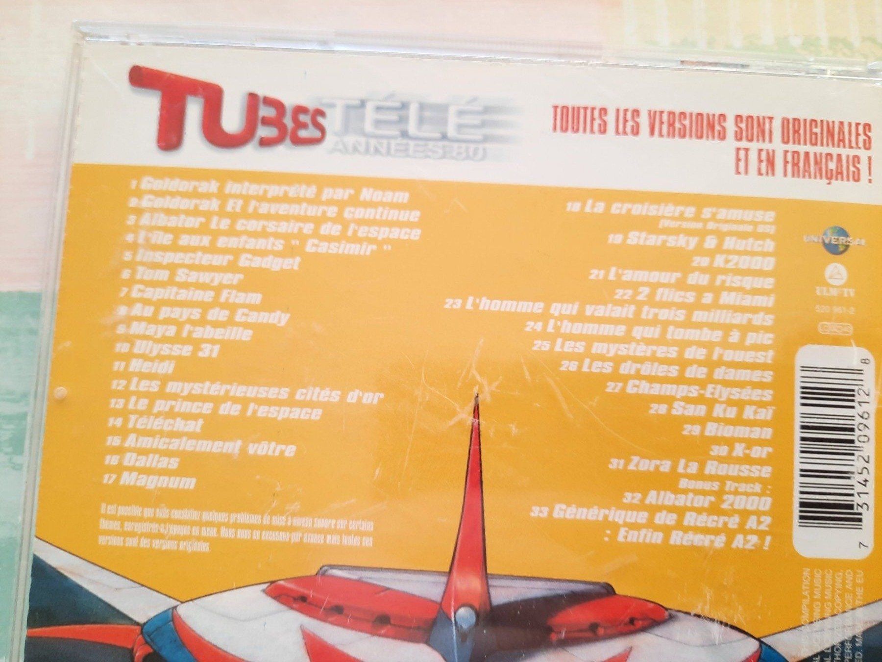 CDs: Cd Tubes Télé Années 80 – D'occasion à Pully par bro_n52j 2