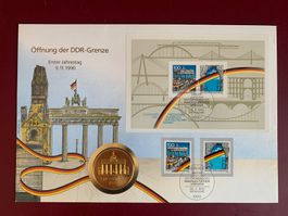 DEUTSCHLAND - ÖFFNUNG DER DDR GRENZE - Erstausgabe 6.11.1990