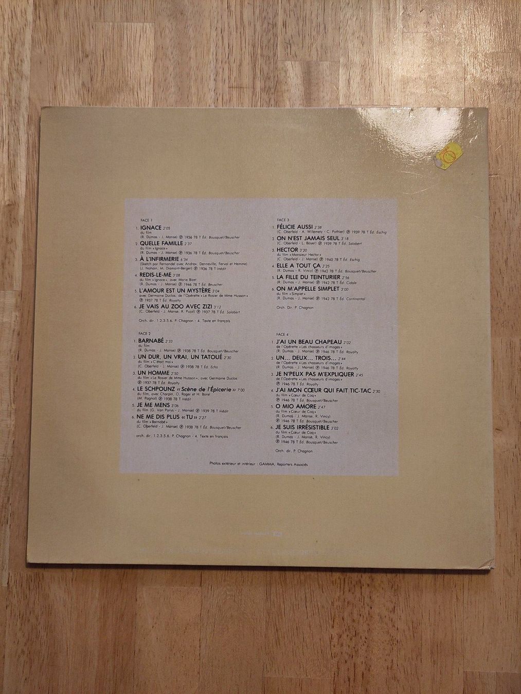 Schallplatten: Fernandel | "Fernandel" | 2 LP – Gebraucht aus Lausanne von Otvald 1