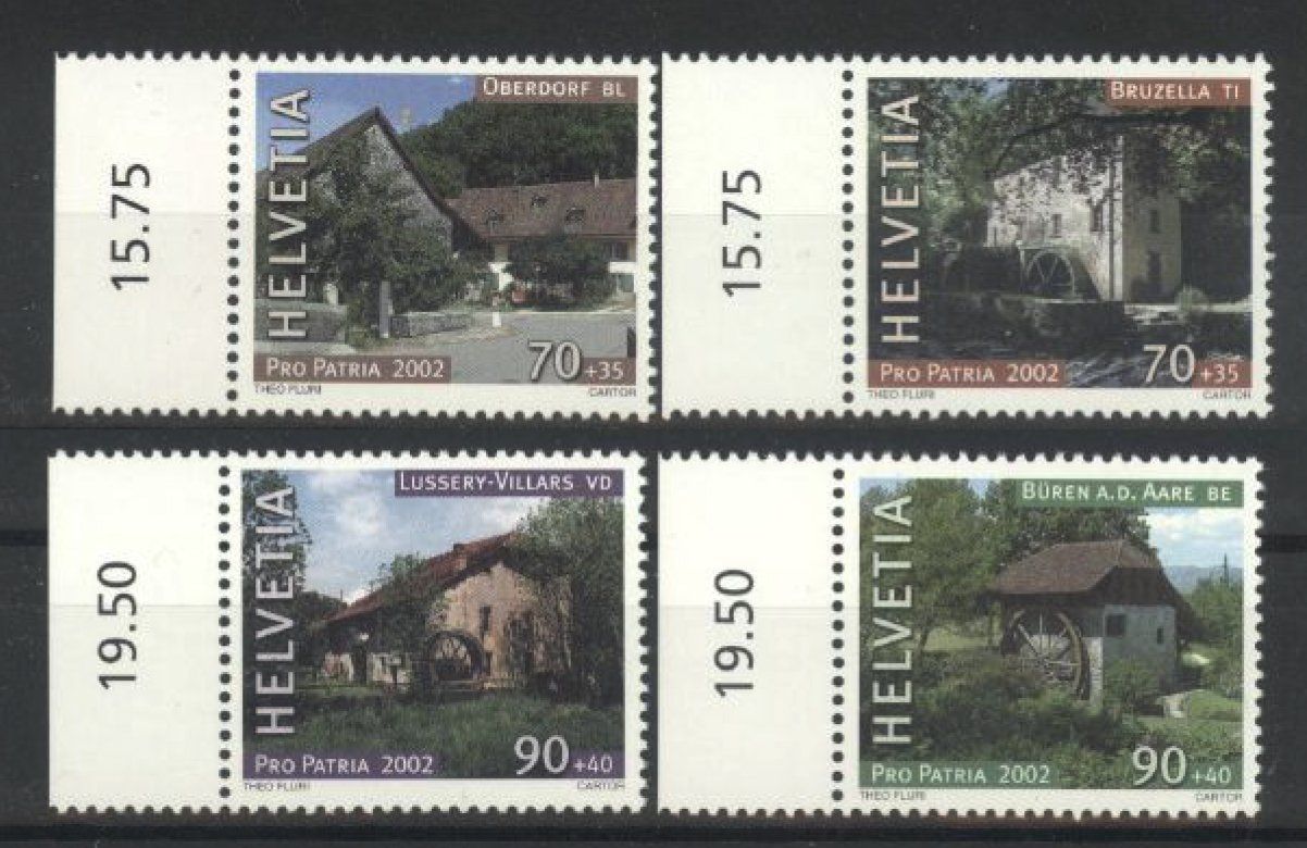 Tutti i francobolli: 2002, Pro Patria ** – Usato da Willisau venduto da Vollstempel