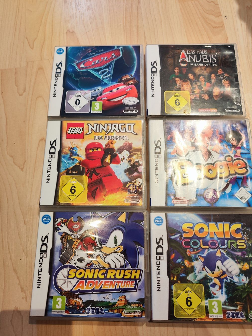 Spiele: 6Stk. Nintendo DS Spiele Konvolut – Gebraucht aus Dinhard von seuzacher