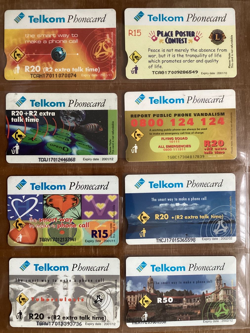 Schede telefoniche: 8 Telefonkarten Südafrika – Usato da Zürich venduto da tol_b7c7 1