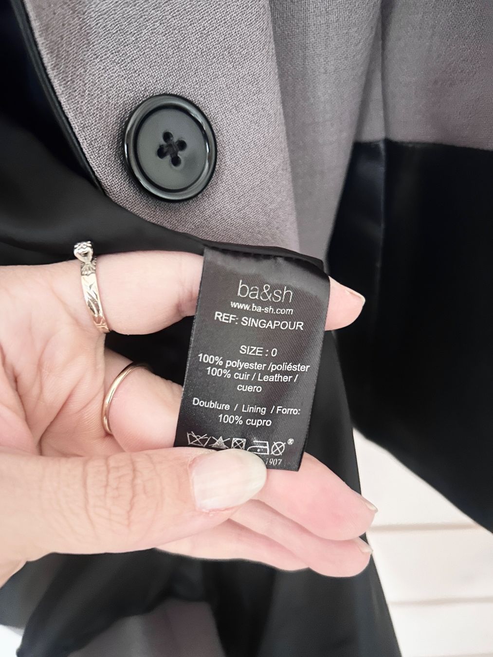 Ba&Sh Vestes: Ba&sh Blazer mit Leder - Gr. 0 – D'occasion à Illnau par Monkky 4
