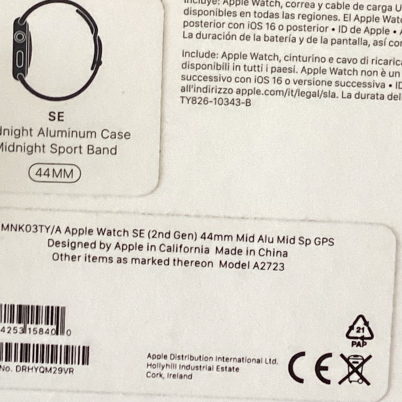 Apple Smartwatch: Apple Watch SE (2nd Gen) – Gebraucht aus Vacallo von mar_hk7x 2